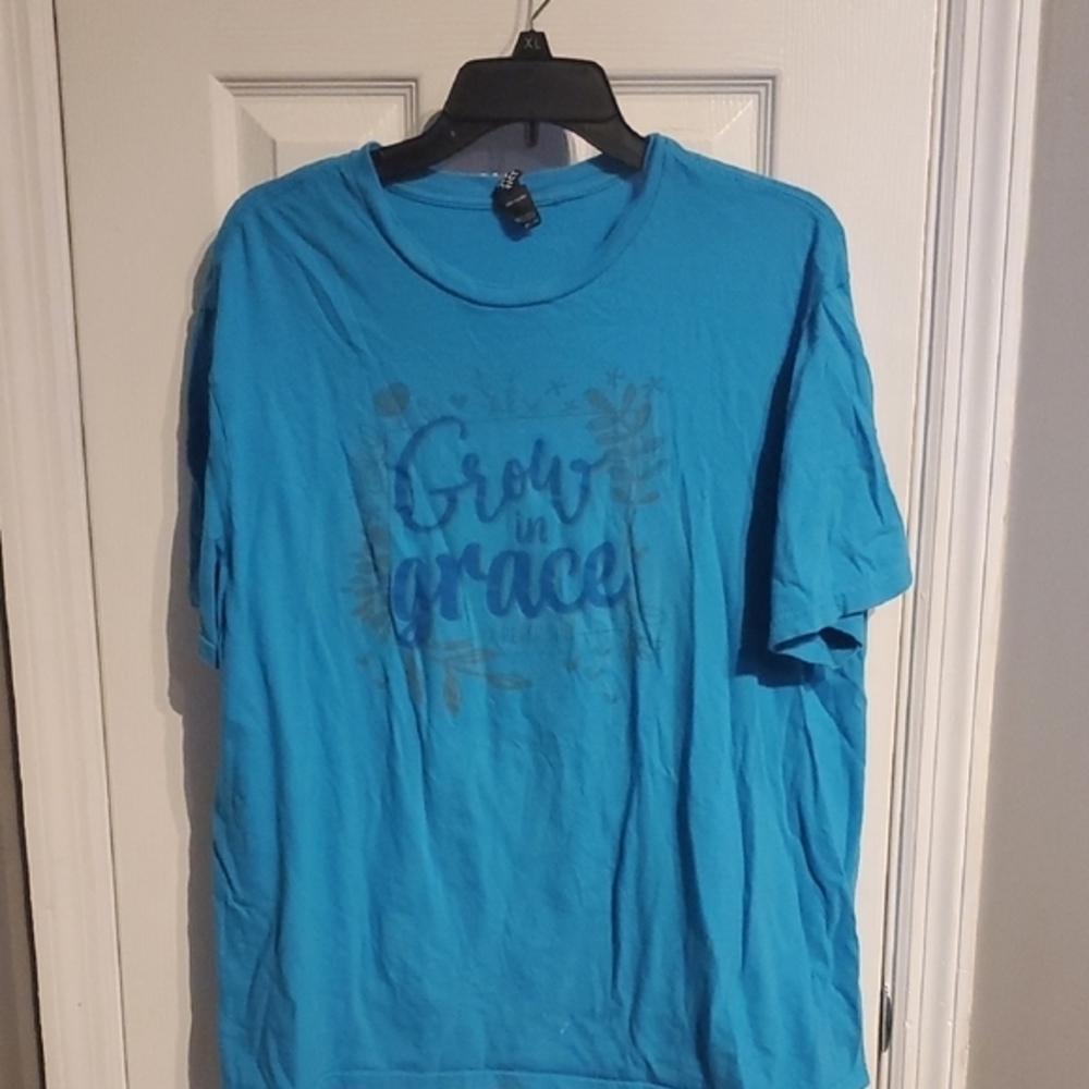 🐻 District Teal 'Grow in Grace' Short Sleeve Tee